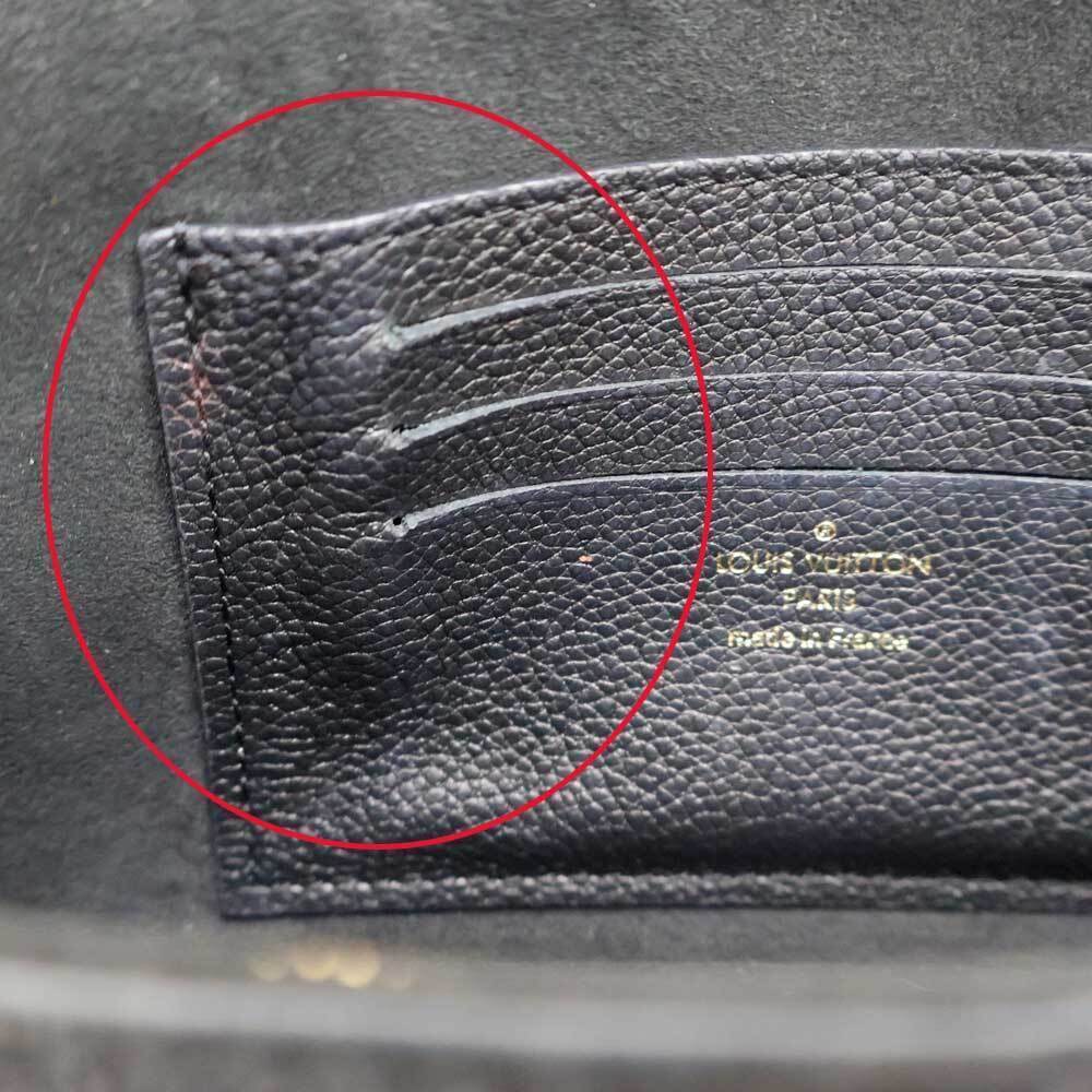Louis Vuitton Wallet on Chain Ivy Bag Leather Black